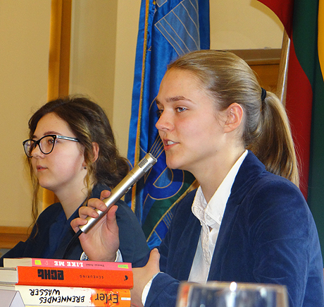 Diskussion im Lesefüchse-Finale 2017 in Litauen