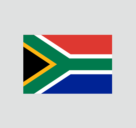 Nationalflagge Südafrika