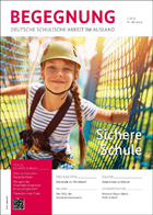 Cover der BEGEGNUNG 1/2019: Sichere Schule