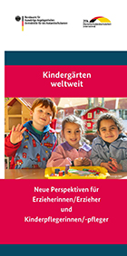 Cover Flyer "Kindergärten weltweit"