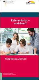 Cover Flyer "Referendariat - und dann?"