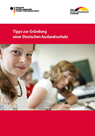 Cover der Broschüre "Tipps zur Gründung einer Deutschen Auslandsschule"